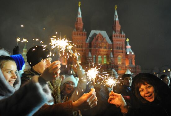 New Year celebrations in Moscow