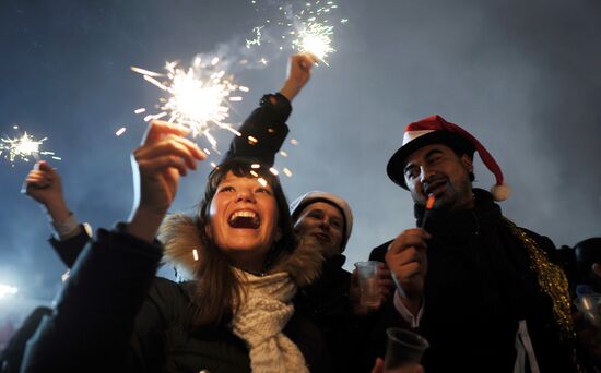 New Year celebrations in Moscow