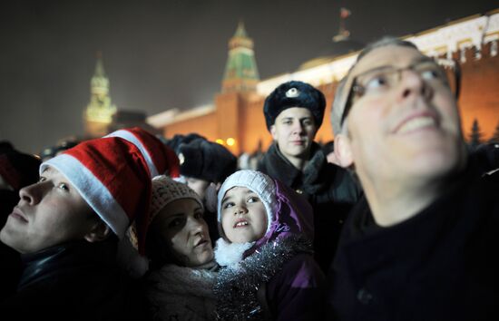 New Year celebrations in Moscow