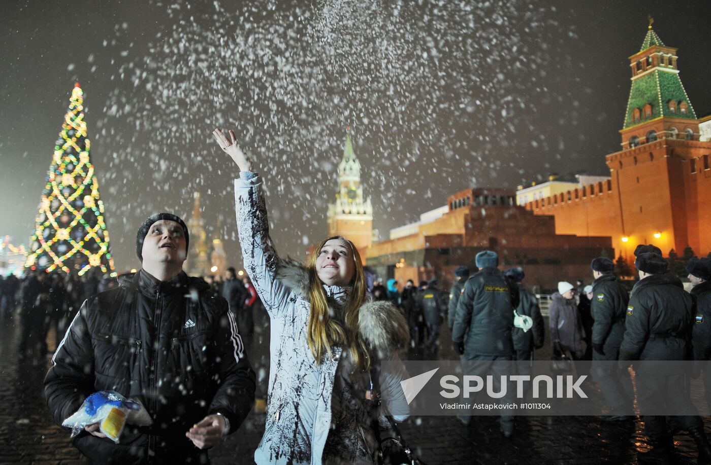 New Year celebrations in Moscow