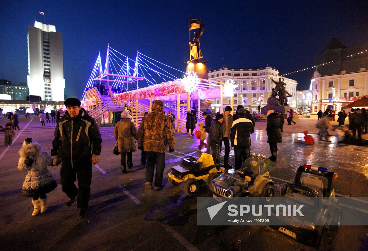 New Year celebrations in Moscow