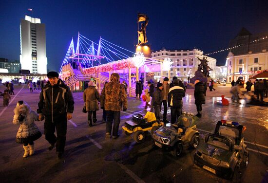 New Year celebrations in Moscow