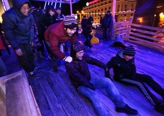 New Year celebrations in Moscow