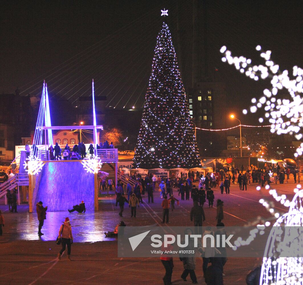 New Year celebrations in Moscow