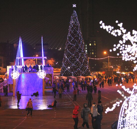 New Year celebrations in Moscow