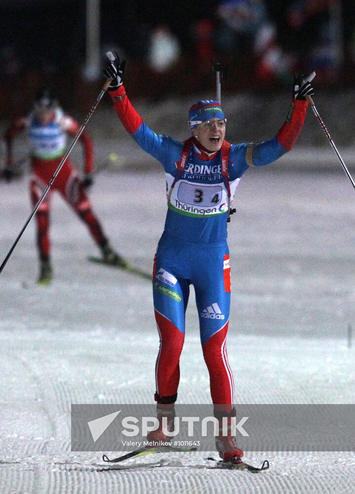 Fourth Biathlon World Cup: Women's relay