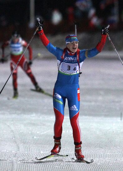 Fourth Biathlon World Cup: Women's relay