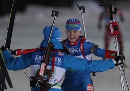 Fourth Biathlon World Cup: Women's relay