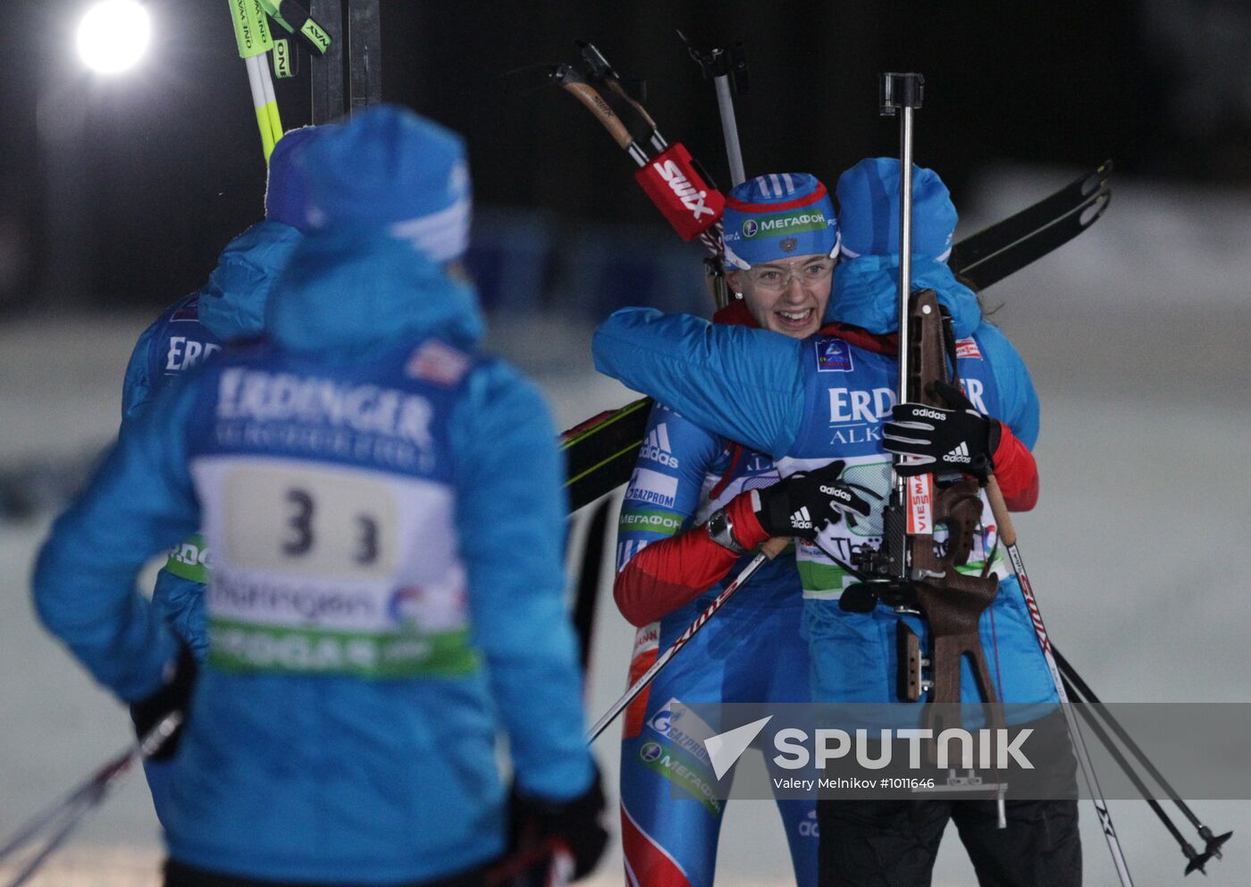 Fourth Biathlon World Cup: Women's relay