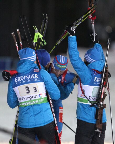 Fourth Biathlon World Cup: Women's relay