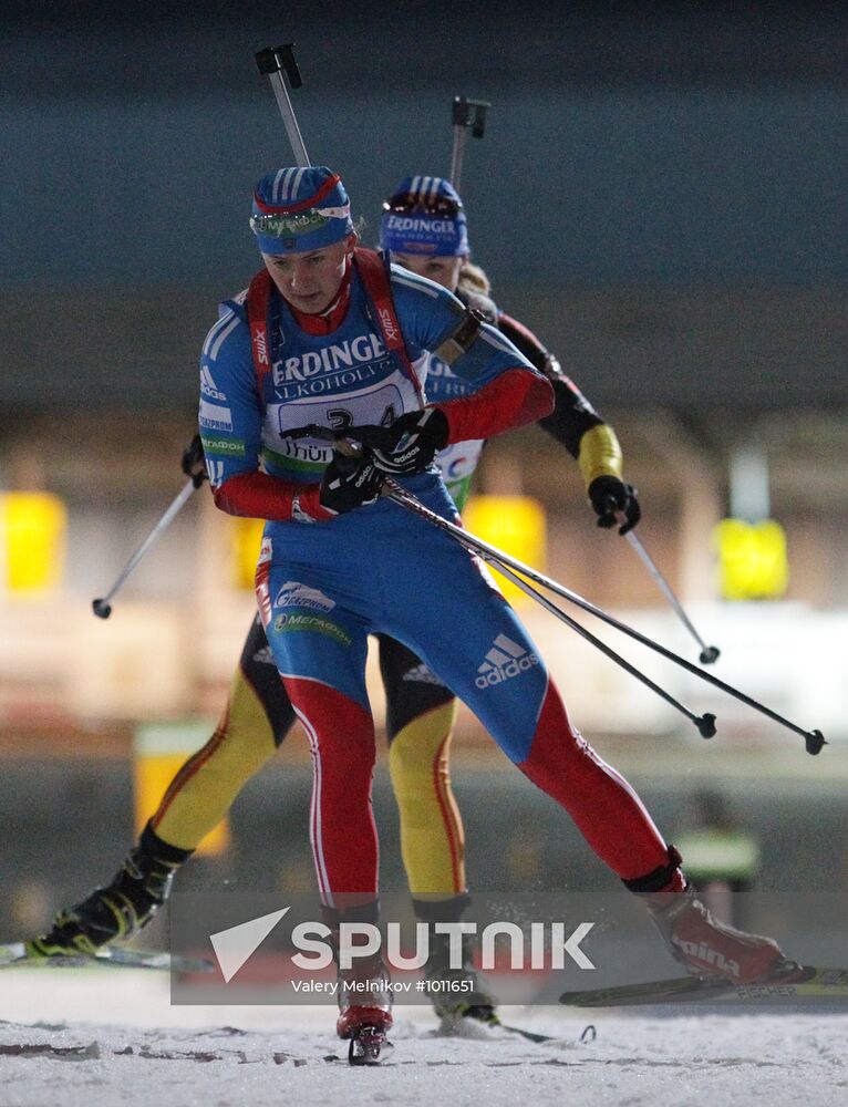 Fourth Biathlon World Cup: Women's relay