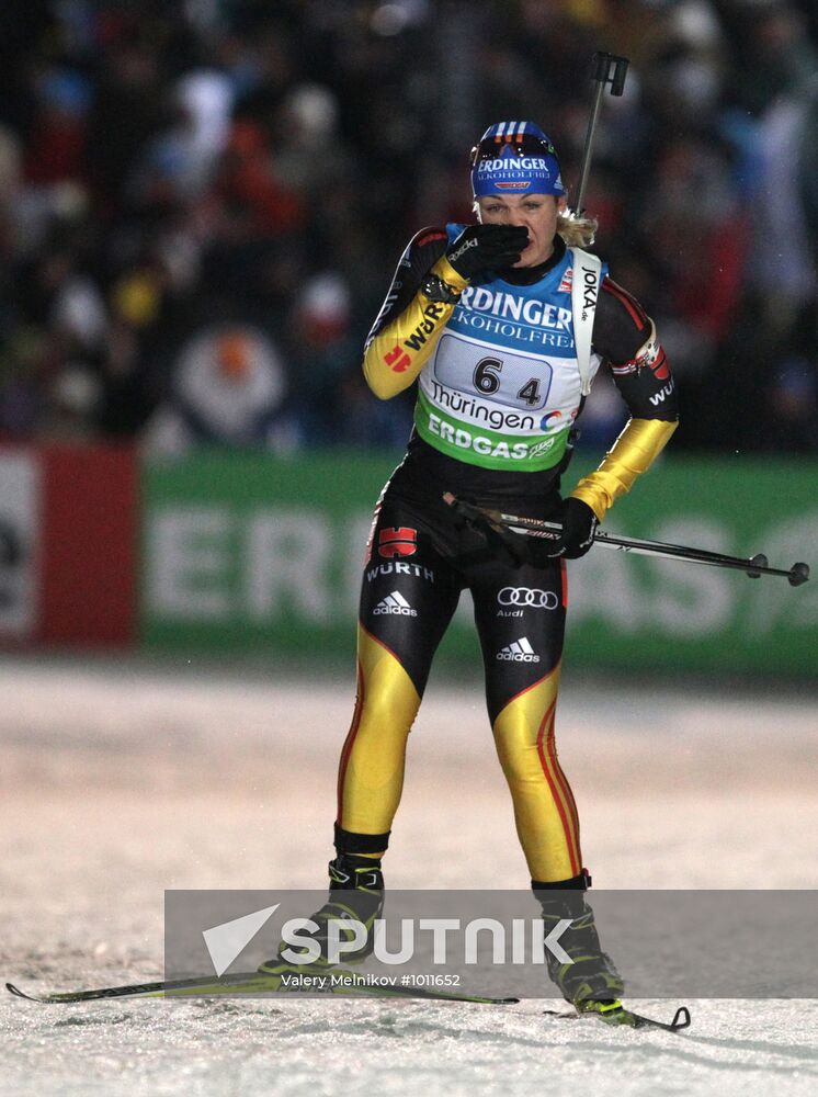 Fourth Biathlon World Cup: Women's relay