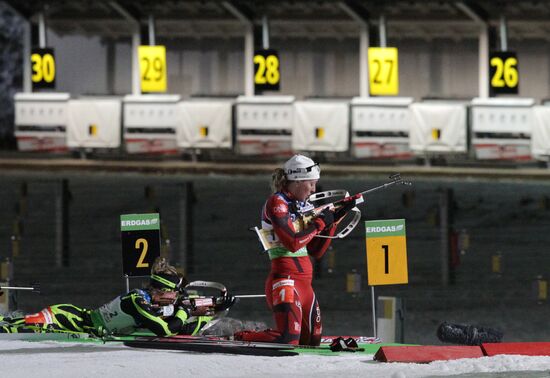 Fourth Biathlon World Cup: Women's relay