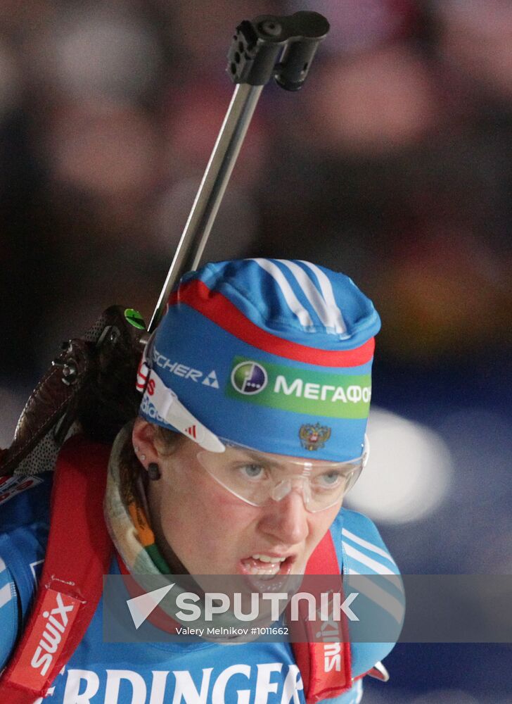 Fourth Biathlon World Cup: Women's relay