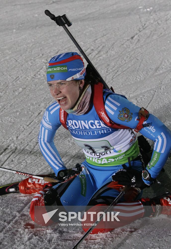 Fourth Biathlon World Cup: Women's relay