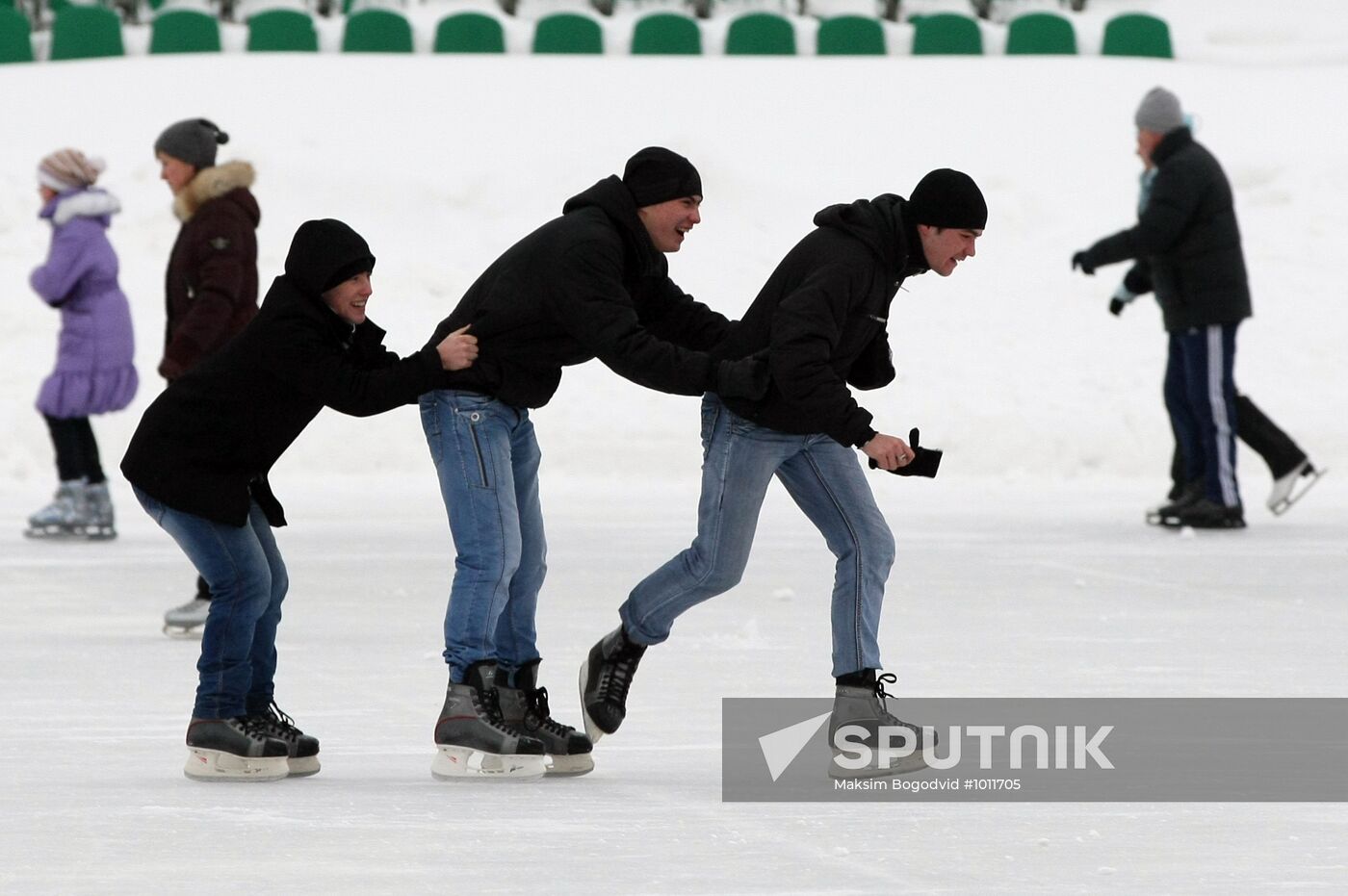 Winter entertainment in Kazan
