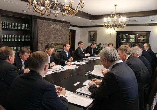 Meeting on construction of facilities for 2014 Sochi Olympics