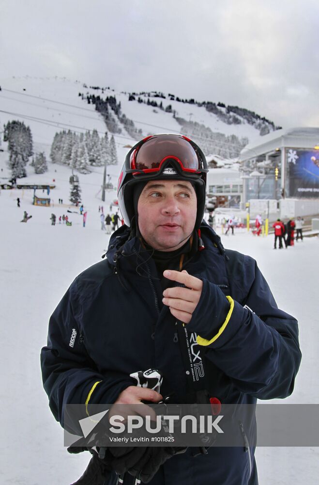 Winter holiday at Courchevel ski resort