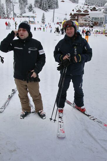 Winter holiday at Courchevel ski resort