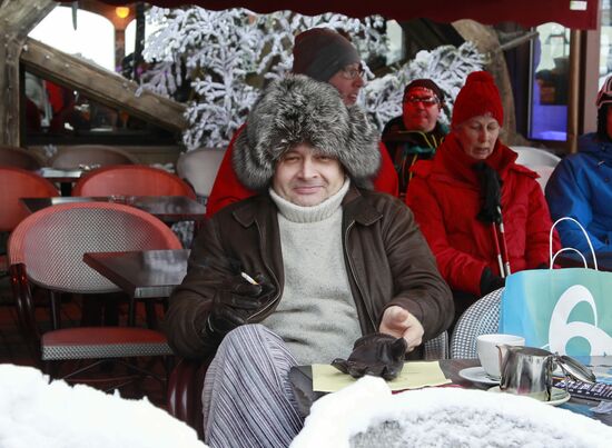 Winter holiday at Courchevel ski resort