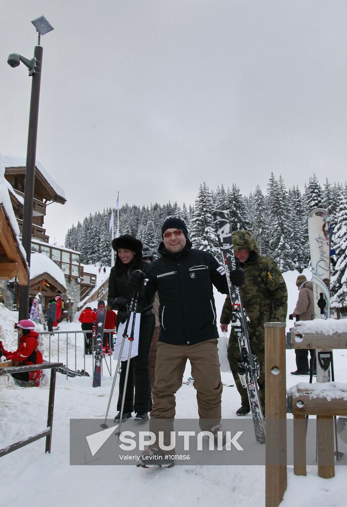 Winter holiday at Courchevel ski resort