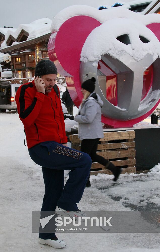 Winter holiday at Courchevel ski resort