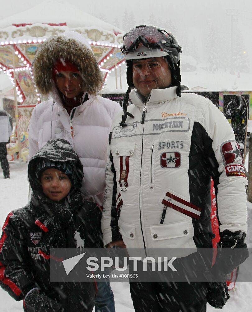 Winter holiday at Courchevel ski resort