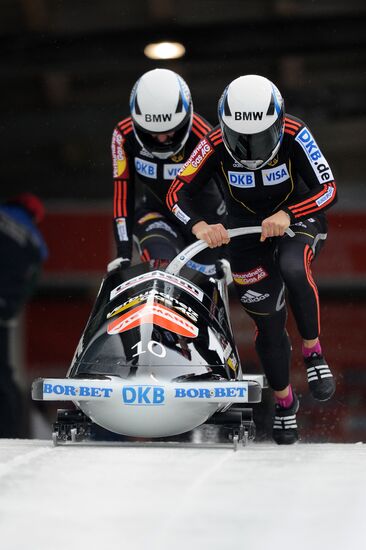 Bobsleigh. World Cup. Fourth Round. Two Women Bobs