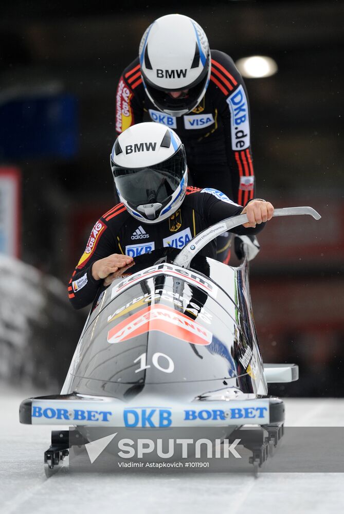 Bobsleigh. World Cup. Fourth Round. Two Women Bobs