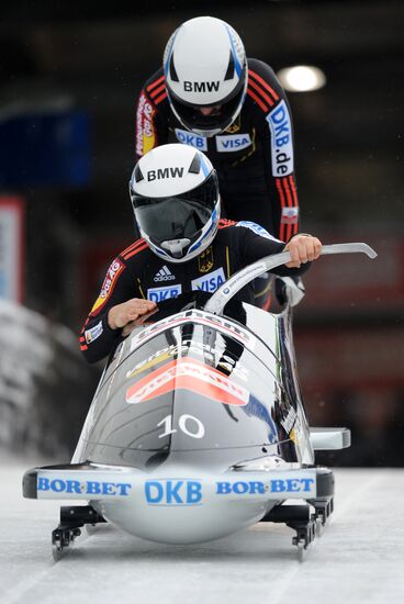 Bobsleigh. World Cup. Fourth Round. Two Women Bobs