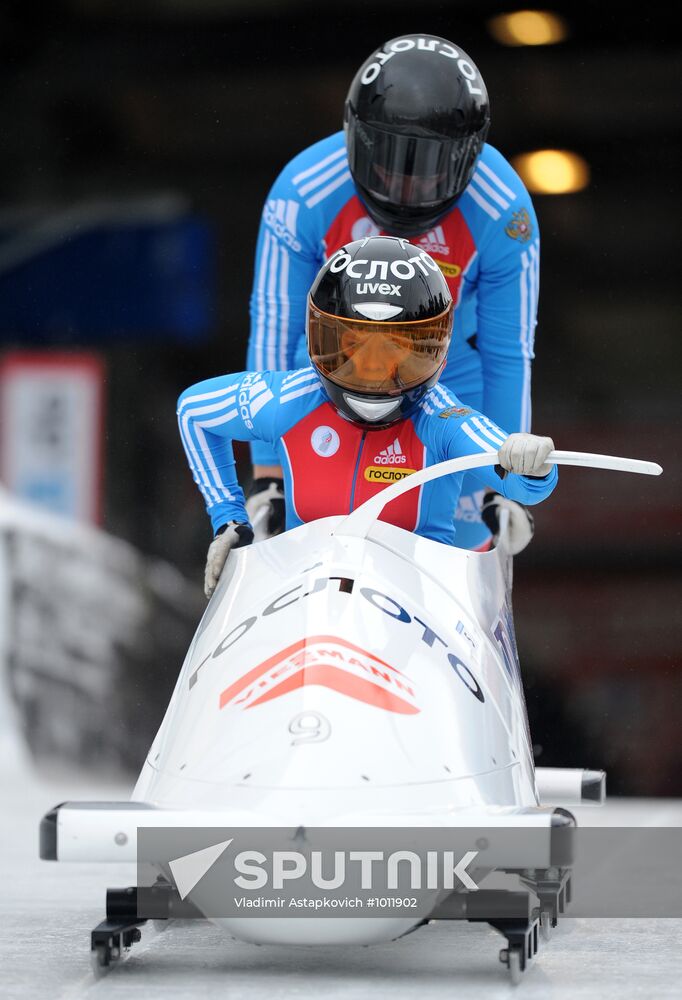 Bobsleigh. World Cup. Fourth Round. Two Women Bobs