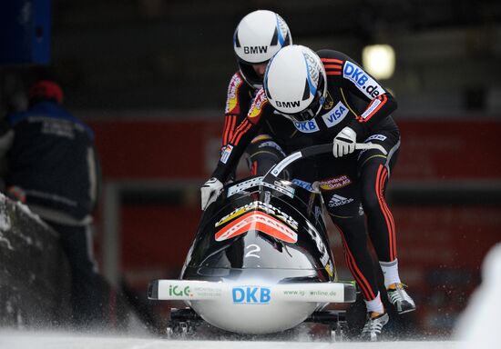 Bobsleigh. World Cup. Fourth Round. Two Women Bobs