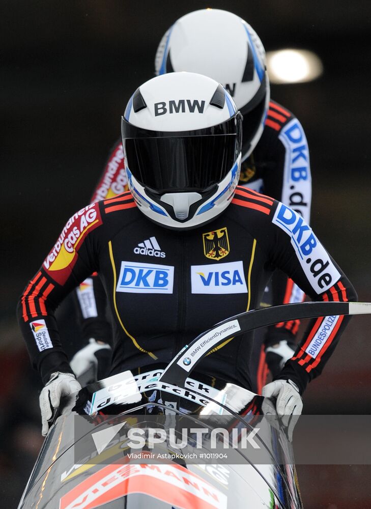 Bobsleigh. World Cup. Fourth Round. Two Women Bobs
