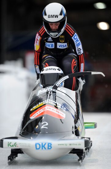 Bobsleigh. World Cup. Fourth Round. Two Women Bobs