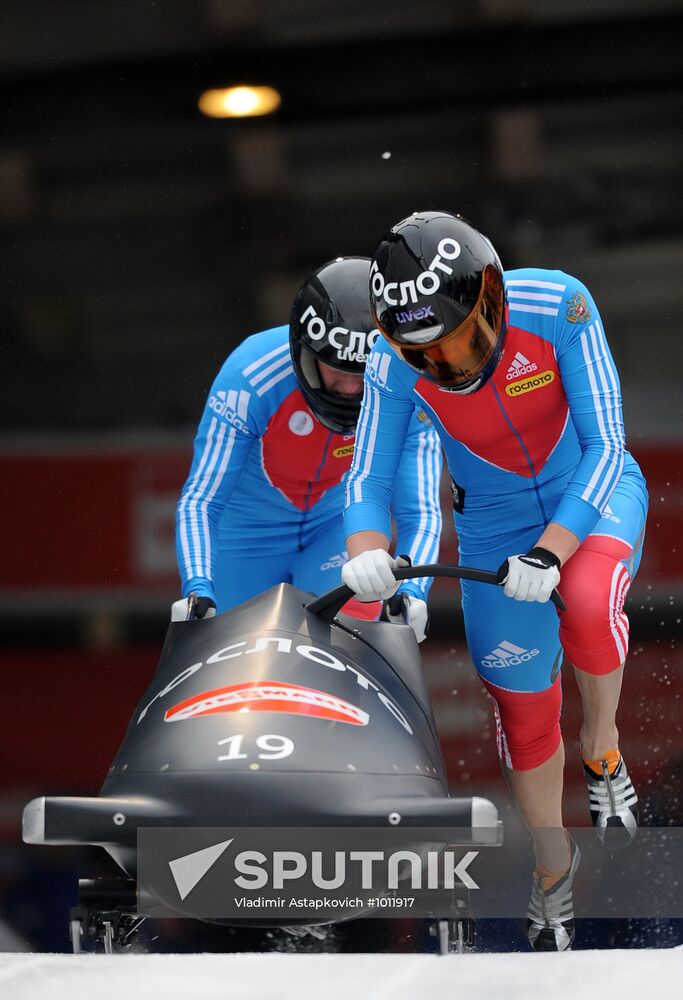 Bobsleigh. World Cup. Fourth Round. Two Women Bobs