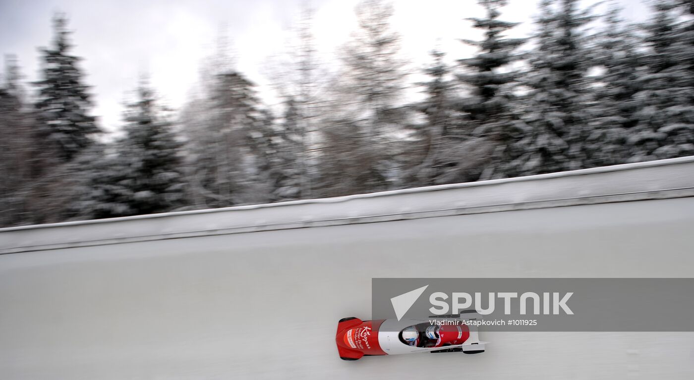 Bobsled World Cup: Fourth stage, women's pairs