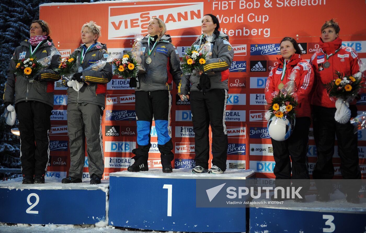Bobsleigh. World Cup. Fourth Round. Two Women Bobs