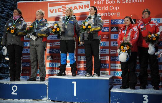Bobsleigh. World Cup. Fourth Round. Two Women Bobs