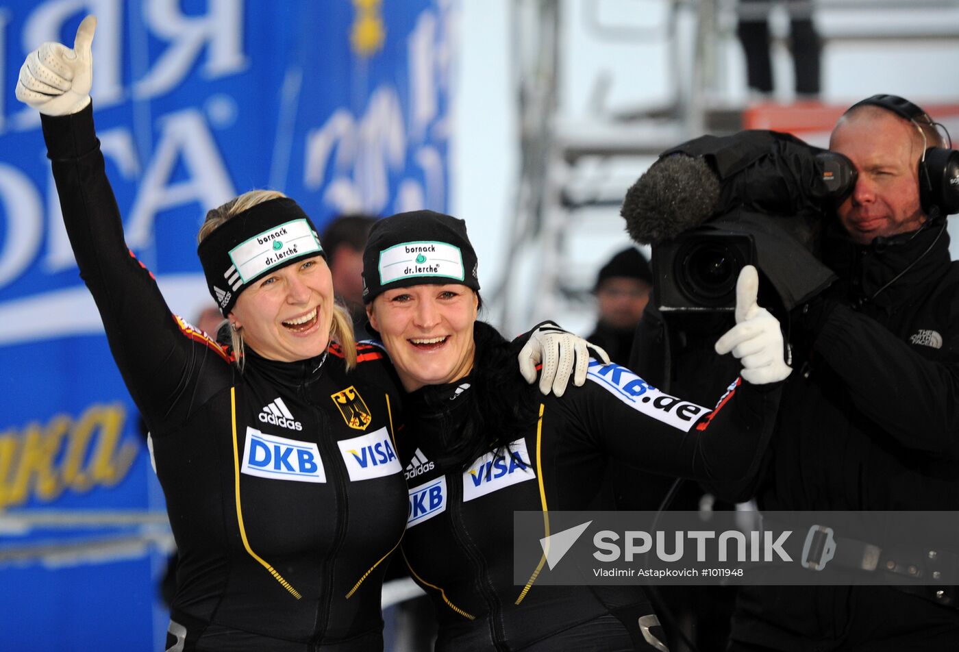 Bobsleigh. World Cup. Fourth Round. Two Women Bobs