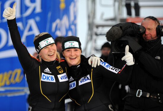 Bobsleigh. World Cup. Fourth Round. Two Women Bobs