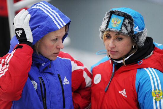 Bobsleigh. World Cup. Fourth Round. Two Women Bobs