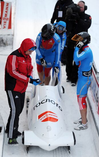 Bobsleigh. World Cup. Fourth Round. Two Women Bobs