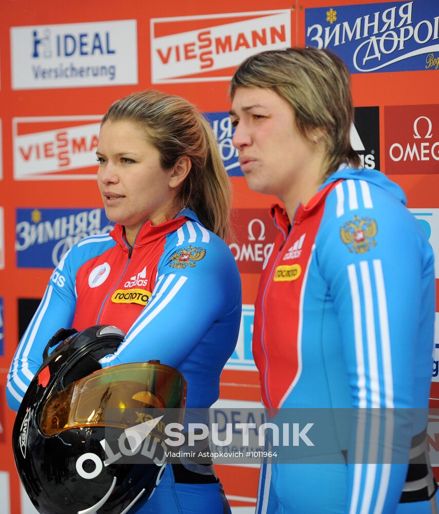 Bobsleigh. World Cup. Fourth Round. Two Women Bobs