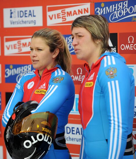 Bobsleigh. World Cup. Fourth Round. Two Women Bobs