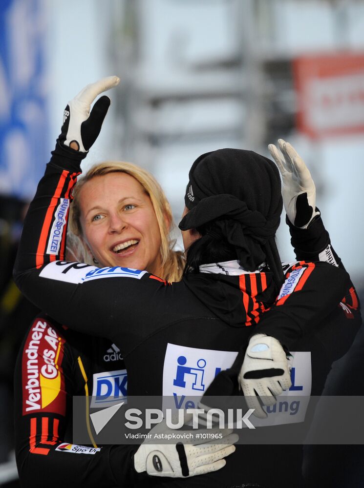Bobsleigh. World Cup. Fourth Round. Two Women Bobs