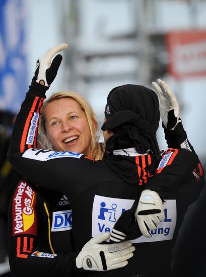 Bobsleigh. World Cup. Fourth Round. Two Women Bobs