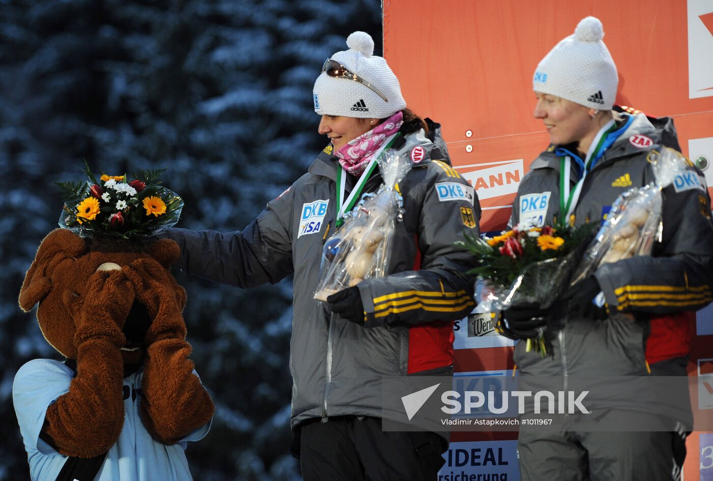 Bobsleigh. World Cup. Fourth Round. Two Women Bobs