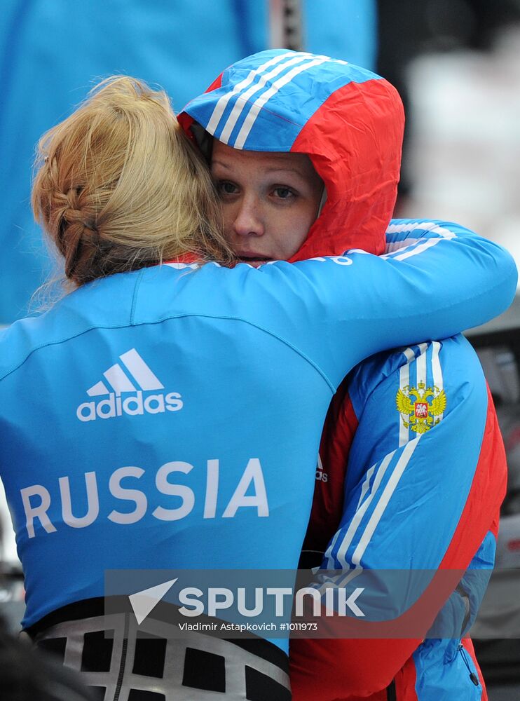 Bobsleigh. World Cup. Fourth Round. Two Women Bobs
