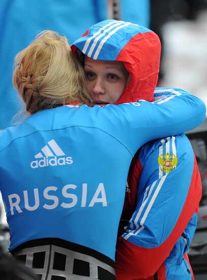 Bobsleigh. World Cup. Fourth Round. Two Women Bobs