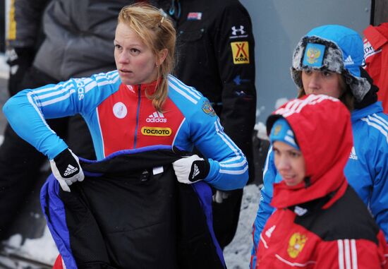 Bobsled World Cup: Fourth stage, women's pairs